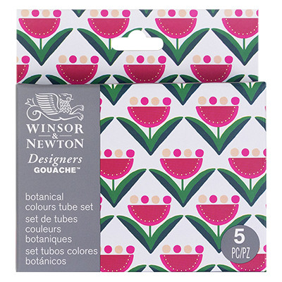 Botanical, zestaw farb Designers Gouache W&amp;N, 5 x 14 ml