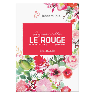 Blok do akwareli Le Rouge CP Hahnemuhle, 12 ark. 17 x 24 cm