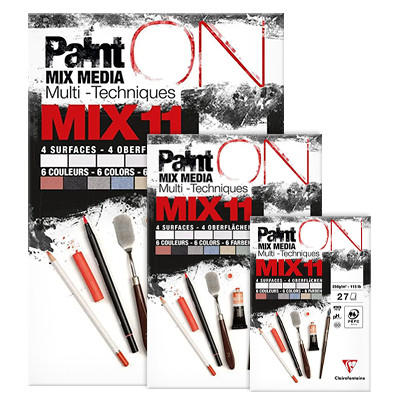 Paint ON MIX11, blok mix media A3, Clairefontaine