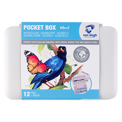 Vibrant – zestaw akwareli Van Gogh Pocket Box, 12 kol.