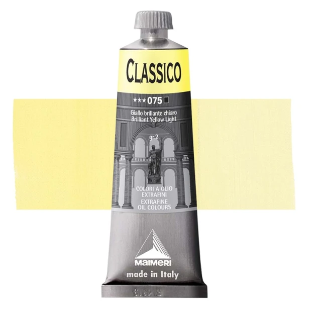 075 Brilliant Yellow Light, farba olejna Classico 60 ml