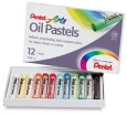 Pastele olejne 12 kolorów Pentel