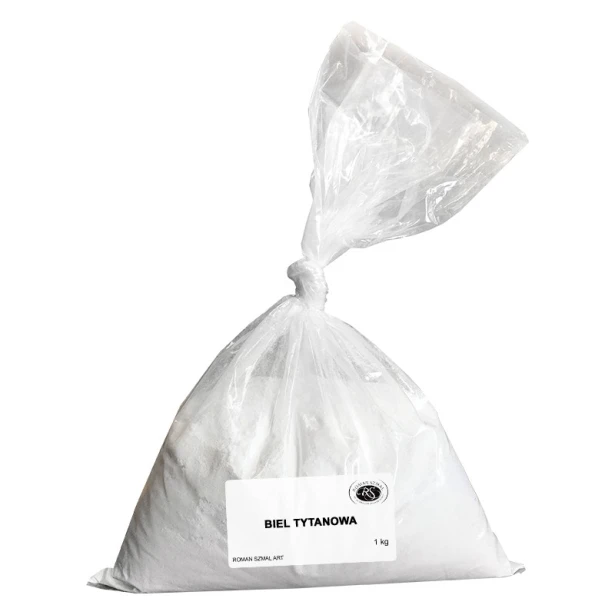 Biel tytanowa Kremer, pigment suchy, 1kg