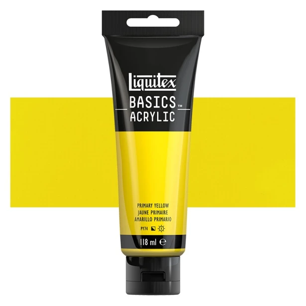 410 Primary yellow, farba akrylowa Liquitex 118 ml