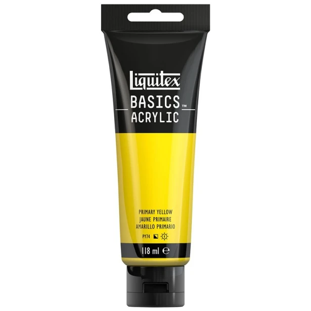 410 Primary yellow, farba akrylowa Liquitex 118 ml