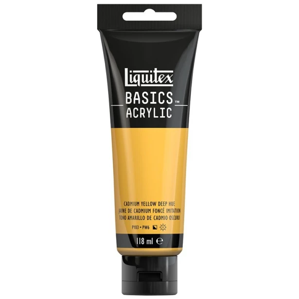 163 Cadmium yellow deep hue, farba akrylowa Liquitex 118 ml