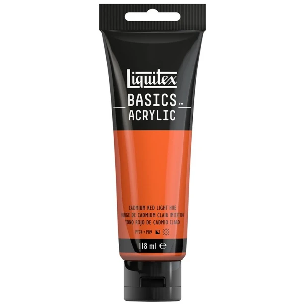 510 Cadmium red light hue, farba akrylowa Liquitex 118 ml
