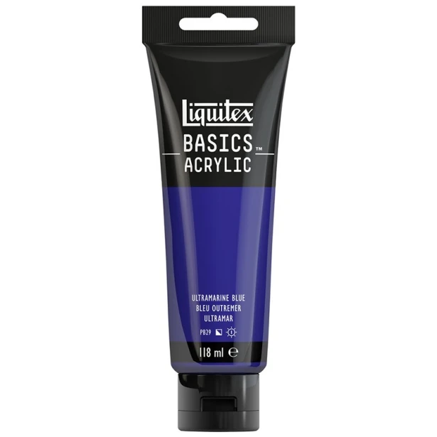 380 Ultramarine blue, farba akrylowa Liquitex 118 ml