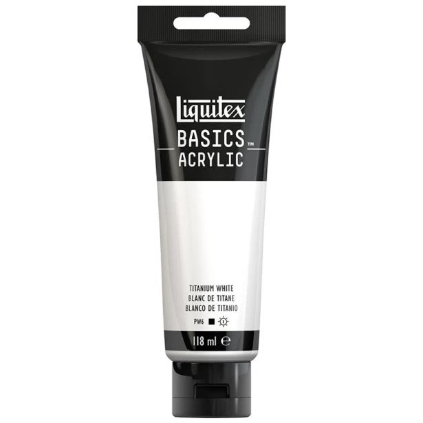 432 Titanium white, farba akrylowa Liquitex 118 ml