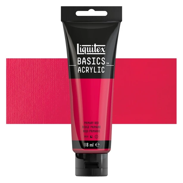 415 Primary red, farba akrylowa Liquitex 118 ml