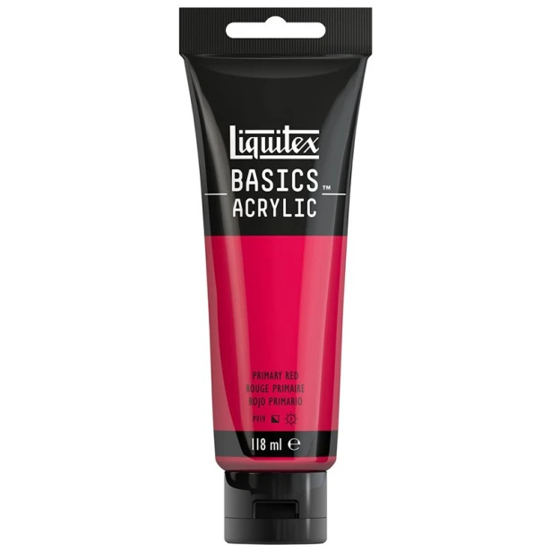 415 Primary red, farba akrylowa Liquitex 118 ml