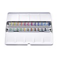 Farby akwarelowe Cotman w kostkach, Metal sketchers box, 24kol