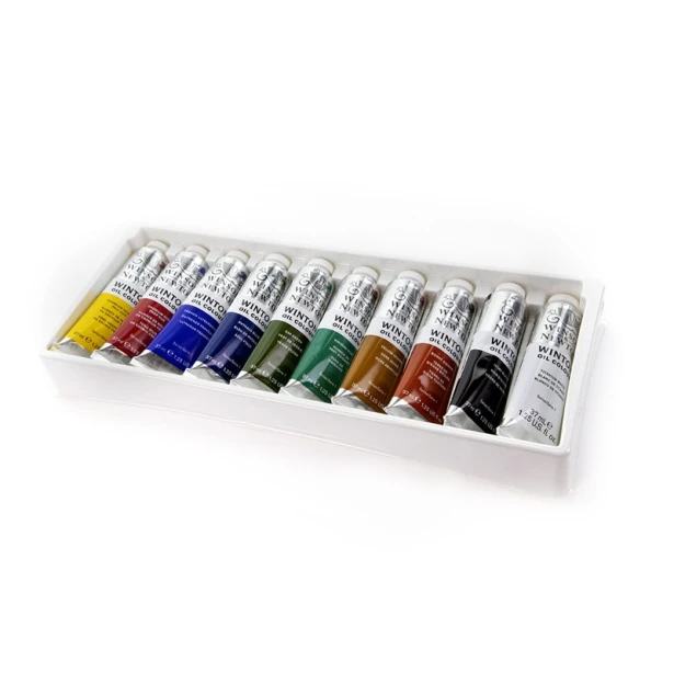 Farby olejne Winton, zestaw 10 x 37ml