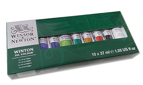 Farby olejne Winton, zestaw 10 x 37ml