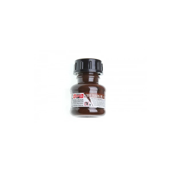 Brązowy tusz kreślarski Koh i Noor 20 ml