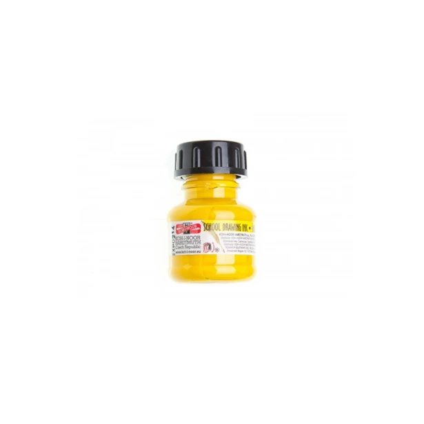 Żółty tusz kreślarski Koh i Noor 20 ml