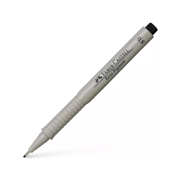 0,8mm. Pisak kreślarski Ecco pigment Faber-Castell