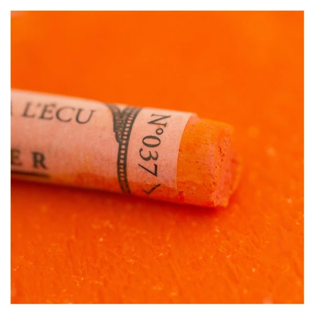 037 Orange lead, pastel sucha a l' ecu Sennelier