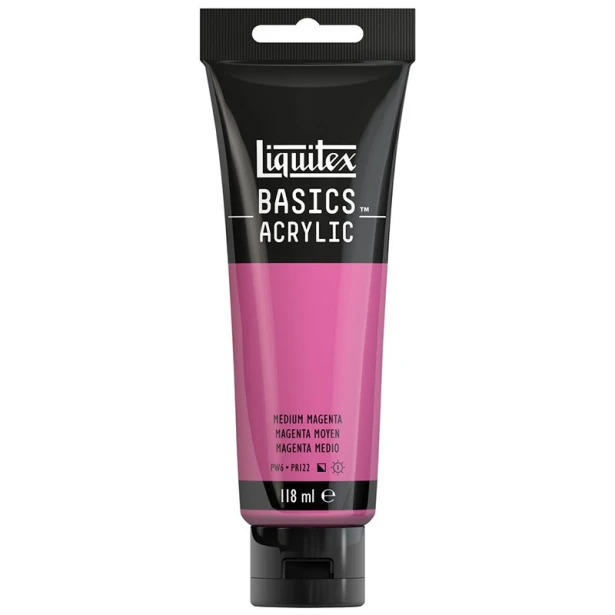 500 Medium magenta, farba akrylowa Liquitex 118 ml