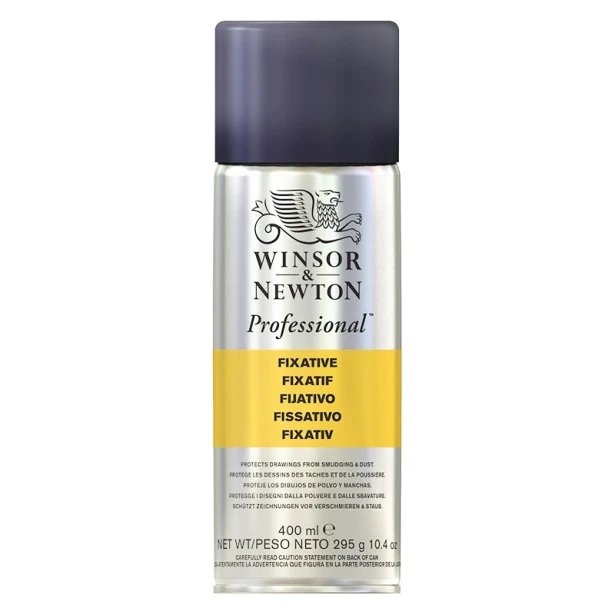 Fiksatywa do pasteli, węgli, ołówków, W&amp;N, spray 400 ml