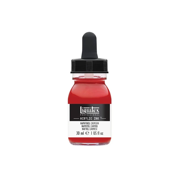 292 Naphthol crimson, tusz akrylowy Liquitex 30ml