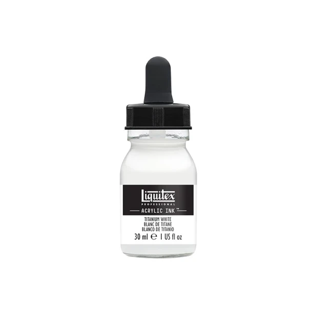 432 Titanium white, tusz akrylowy Liquitex 30ml