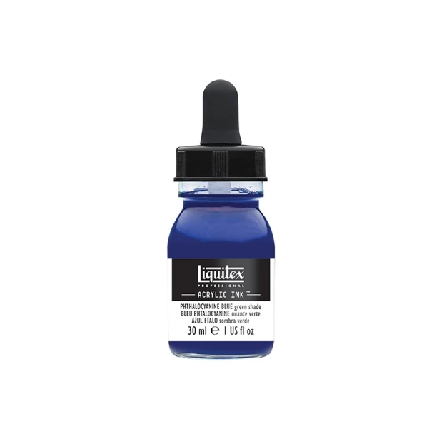 316 Phthalocyanine blue GS, tusz akrylowy Liquitex 30ml