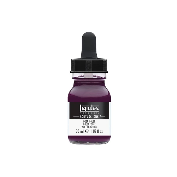 115 Deep violet, tusz akrylowy Liquitex 30ml