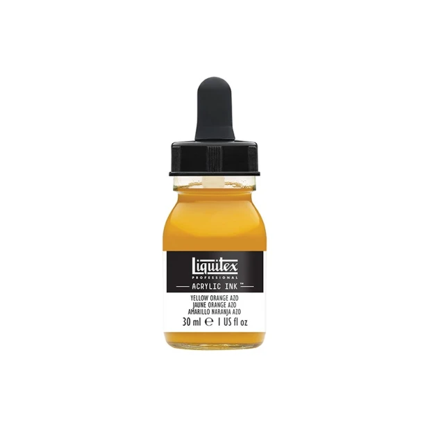 414 Yellow orange azo, tusz akrylowy Liquitex 30ml