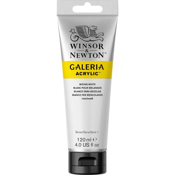 415 Mixing white, farba akrylowa serii Galeria, tuba 120ml
