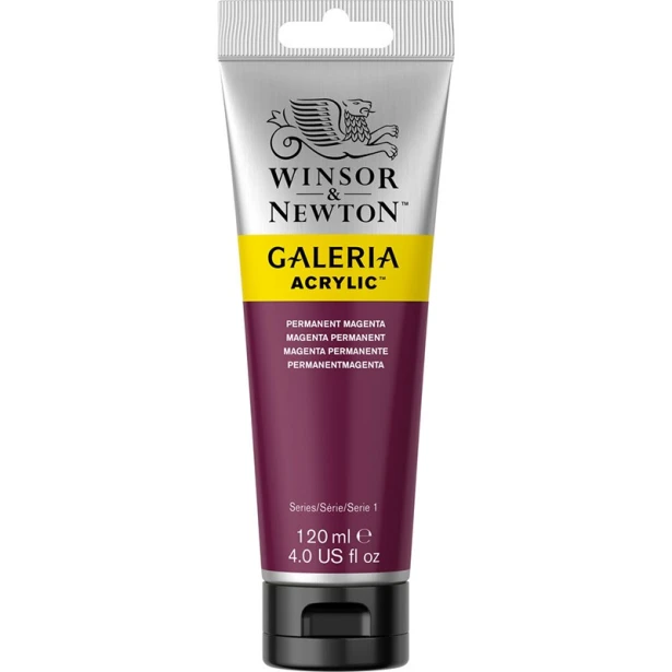 488 Permanent magenta, farba akrylowa serii Galeria, tuba 120ml