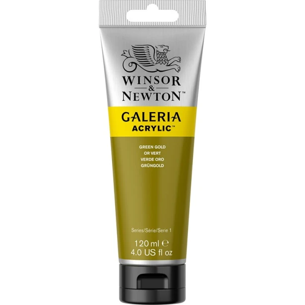 294 Green gold, farba akrylowa serii Galeria, tuba 120ml