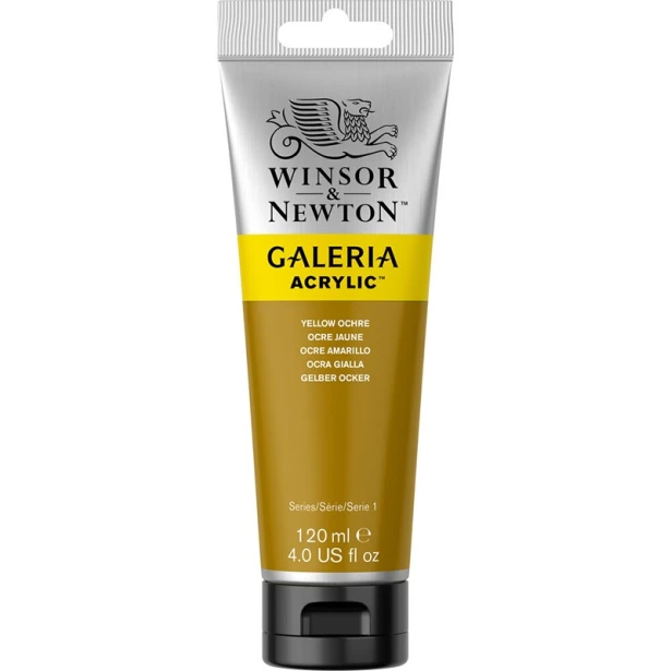 744 Yellow ochre, farba akrylowa serii Galeria, tuba 120ml