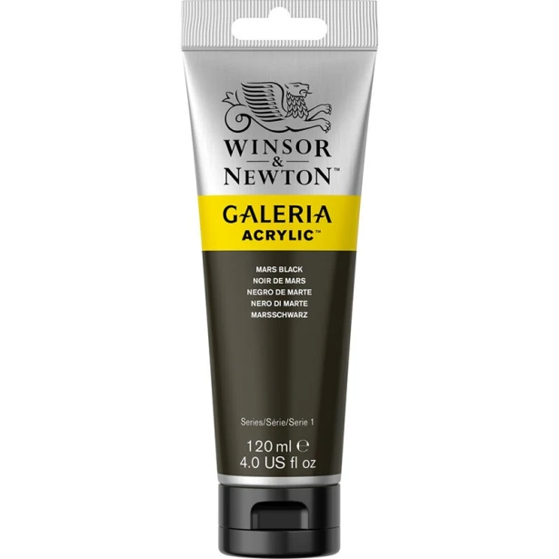 386 Mars black, farba akrylowa serii Galeria, tuba 120ml