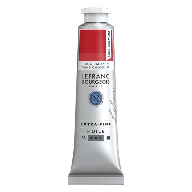 894 Cadmium-free red medium, artystyczna farba olejna Lefranc 40 ml
