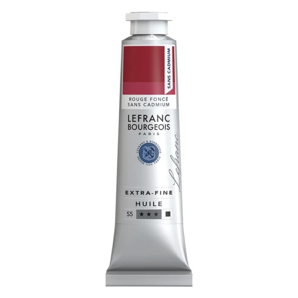 895 Cadmium-free red deep, artystyczna farba olejna Lefranc 40 ml