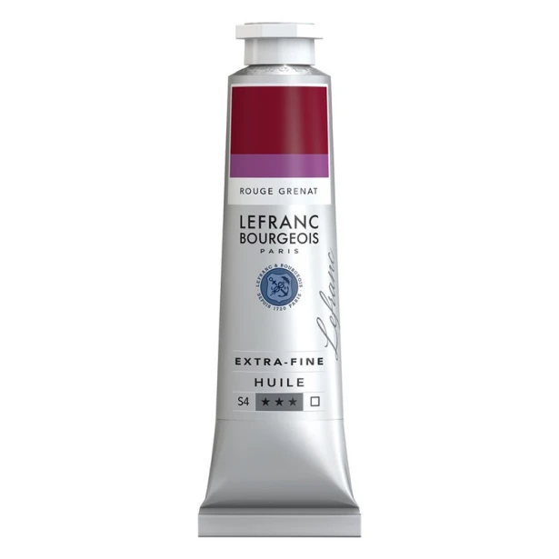 377 Garnet red, artystyczna farba olejna Lefranc 40ml