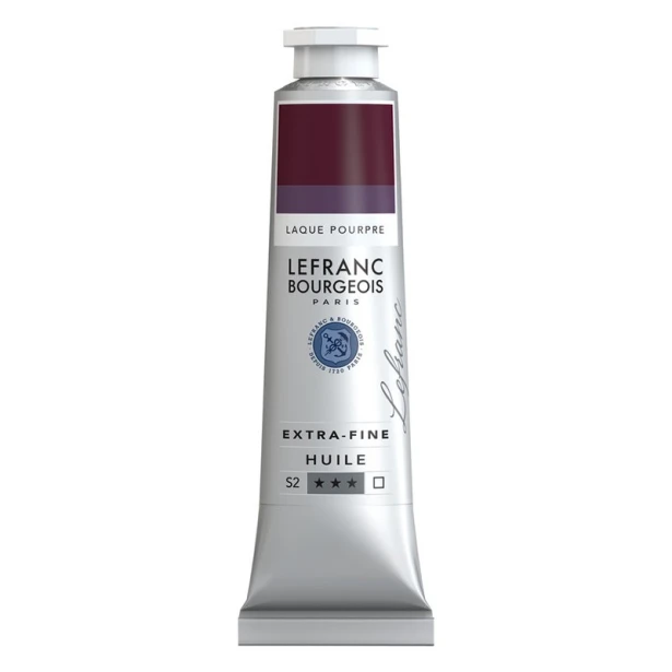 349 Purple lake, artystyczna farba olejna Lefranc 40ml
