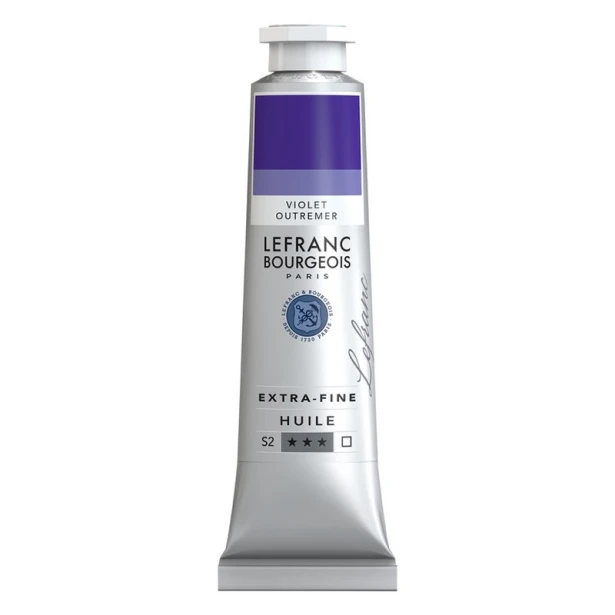 057 Ultramarine violet, artystyczna farba olejna Lefranc 40 ml