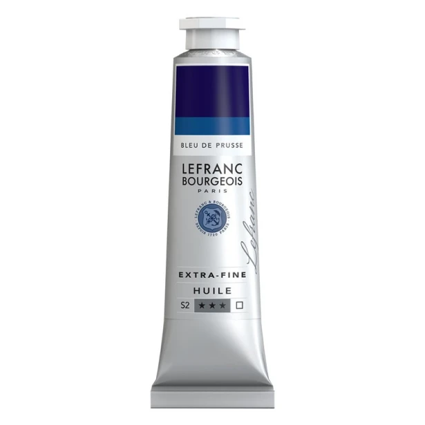 046 Prussian blue, artystyczna farba olejna Lefranc 40ml