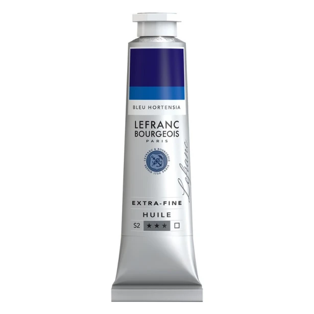 038 Hortensia blue, artystyczna farba olejna Lefranc 40ml