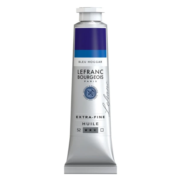 036 Phthalo blue, artystyczna farba olejna Lefranc 40 ml