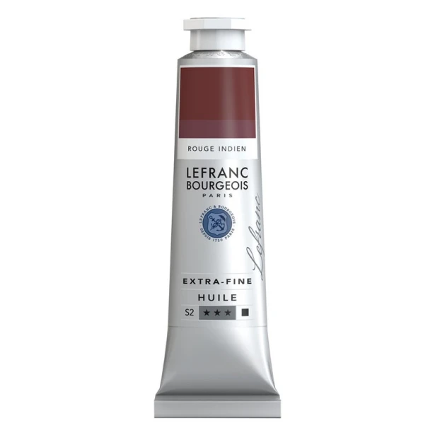 378 Indian red, artystyczna farba olejna Lefranc 40 ml