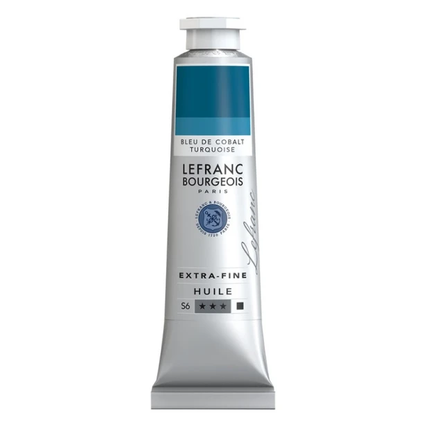 905 Cobalt blue turquoise, artystyczna farba olejna Lefranc 40ml