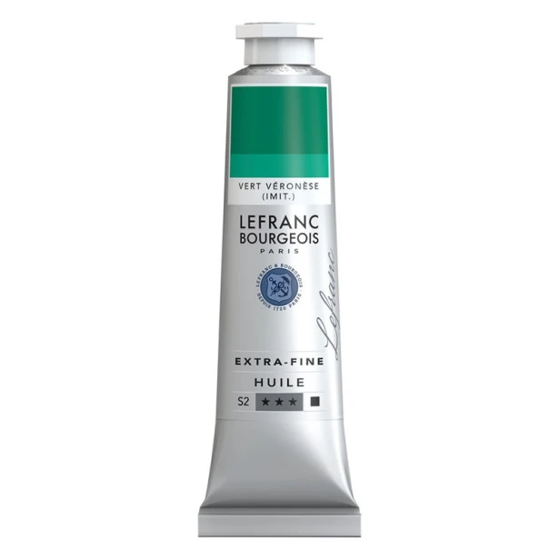 551 Veronese green hue, artystyczna farba olejna Lefranc 40 ml
