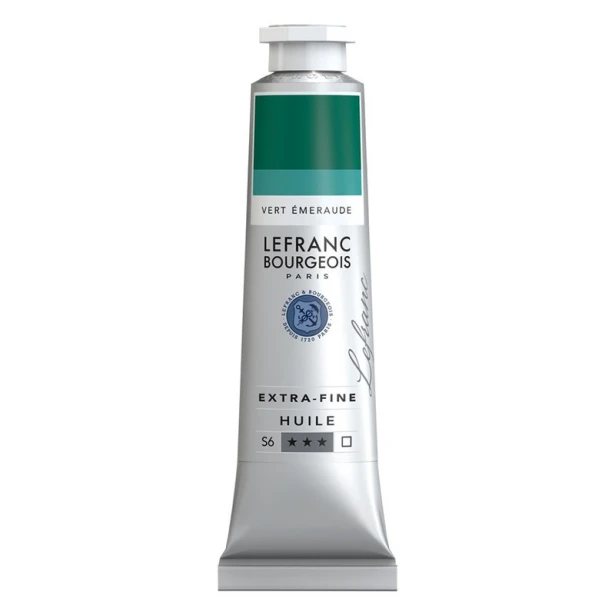 529 Viridian, artystyczna farba olejna Lefranc 40 ml