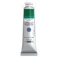 728 Japanese green medium, artystyczna farba olejna Lefranc 40 ml