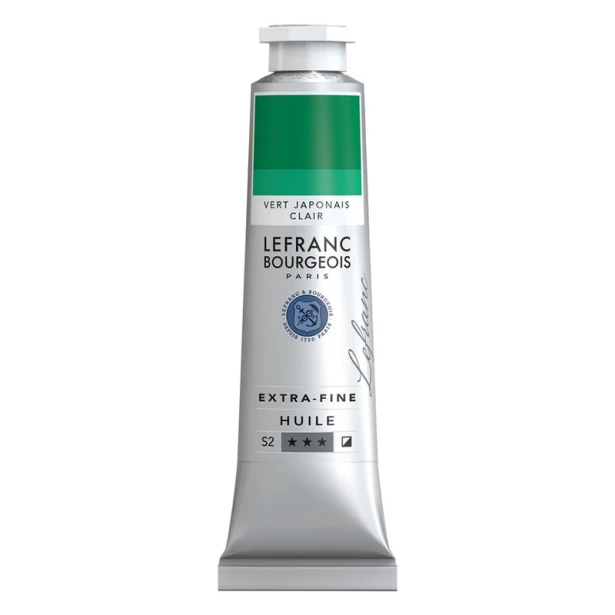 536 Japanese green light, artystyczna farba olejna Lefranc 40ml