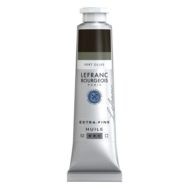 451 Olive green, artystyczna farba olejna Lefranc 40ml