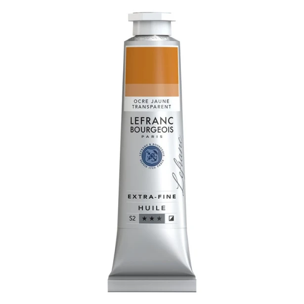 770 Transparent yellow ochre, artystyczna farba olejna Lefranc 40 ml